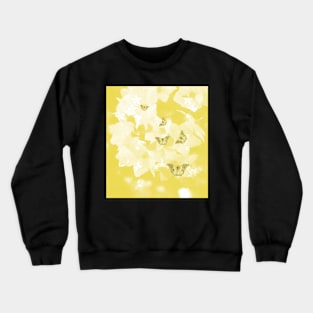 Secret golden garden with butterflies Crewneck Sweatshirt